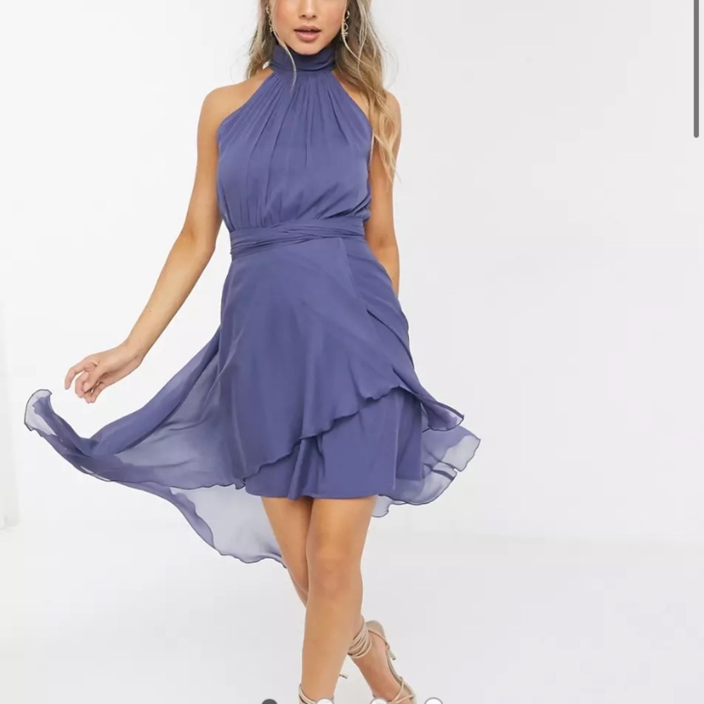 ASOS DESIGN • Layered Halter Dress